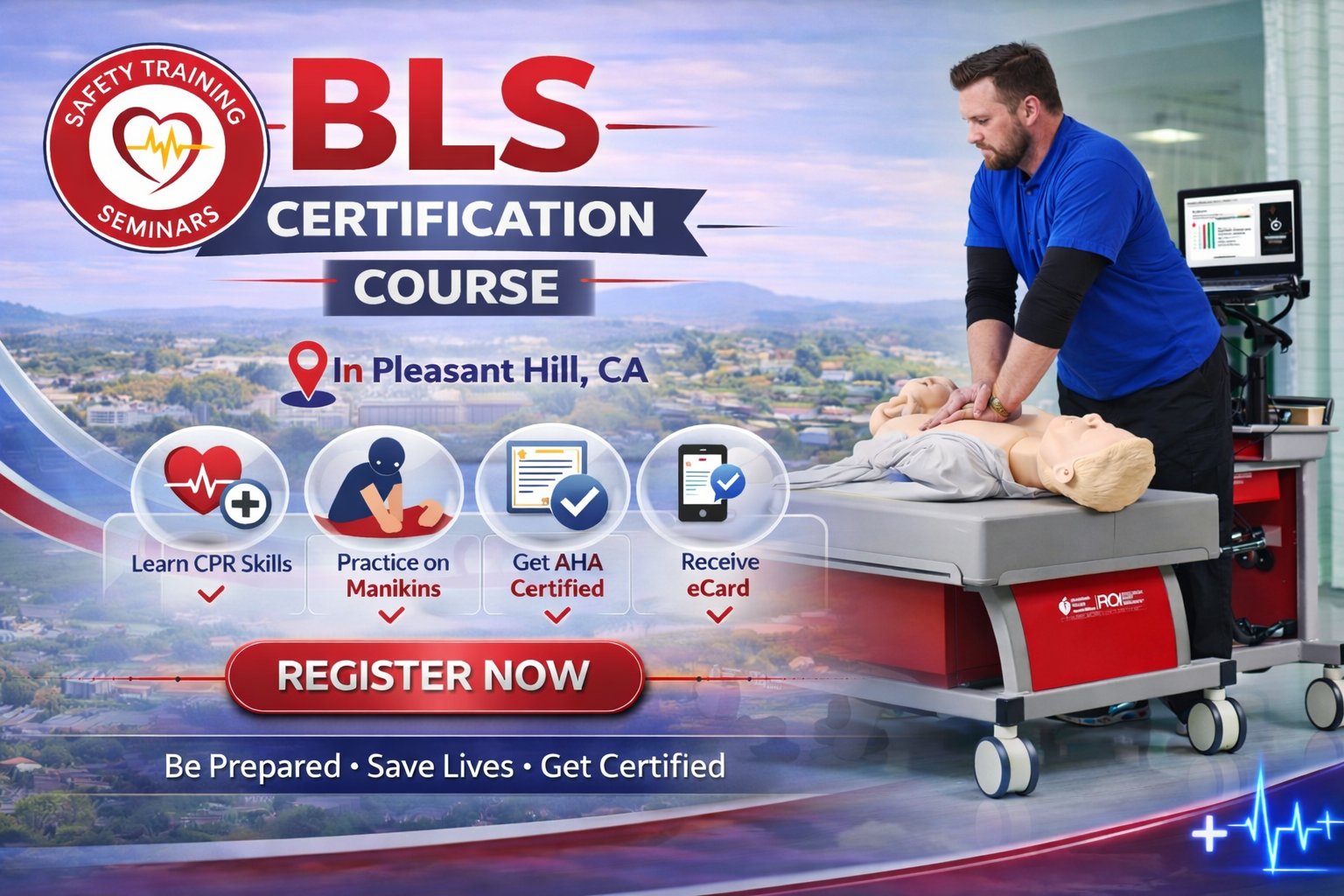 BLS certification course in Pleasant Hill