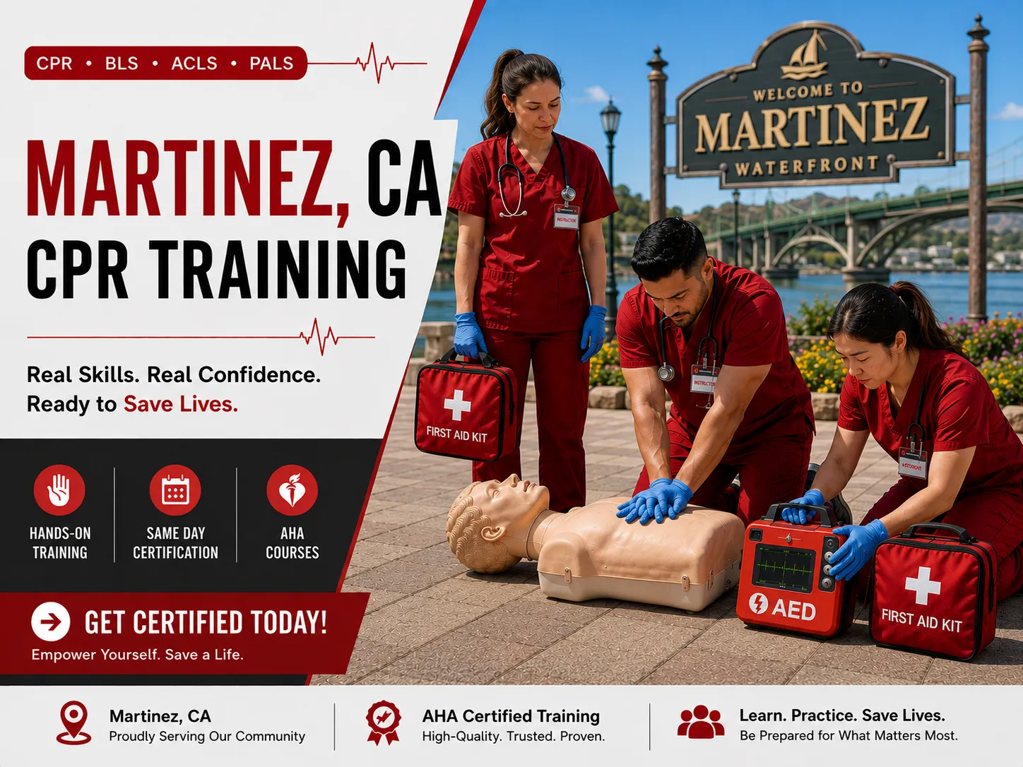 CPR, BLS, ACLS & PALS Certification Courses in Martinez, CA